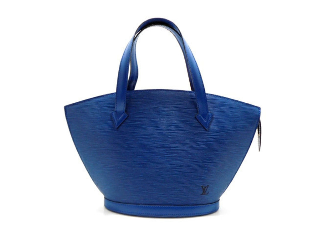 LOUIS VUITTON Saint Jacques Handbag Epi Toledo Blue
